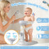 LimboGlow Anti-Pinch 6-36 Upgraded Baby Shower Stand with Silicone & Anti-Slip Base, Adjustable Height Baby Bath