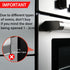 ZENTIVOR 2-Pack Oven Lock Child Safety - Oven Baby Proofing Door Lock with Heat-Resistant Adhesive, No Drill - Safety