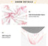 CZXW 52" 28" Watercolor Bows Pink Crib Sheets Fitted x Natural Cotton Soft & Breathable for Baby Crib Mattress