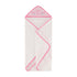 3 Pack GS71730 Cudlie Buttons & Stitches Baby Girl Rolled/Carded Hooded Towels in Bless This Baby Print