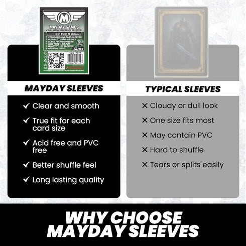 Mayday Games Premium Card Sleeve Bundle for Legendary Games by Mayday