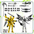 KAMOVNY T13 3D 2PCS Set, 3D Action Figures Pre-Assembled Multi-Jointed Robot with Interchangeable Parts, Printed