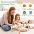 Set WINGYZ Kids Drum for Toddlers, All-in-One Montessori Musical Instruments - Wooden Music Toys for Baby, Neutral