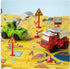 3-5 Set, 3 4 5 6 Plastic Puzzles for Kids Ages with Toy Cars (Excavator + Dump Truck), Toddler Puzzle Track Car Play