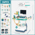 Sotodik 26 Set 3 Doctor Kit for Kids Accessories Pretend Medical Station for Boys & Girls Mobile Cart with Stethoscope