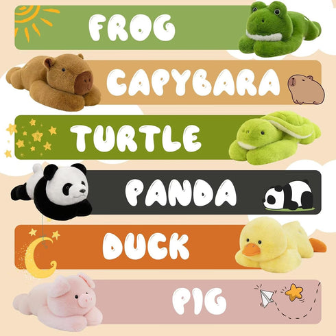 24" 3.3 lb QUIRAI Weighted Stuffed Animals Capybara Plush, | Capybara Stuffed Animal, Pillowfort Weighted Plush Animals