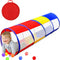 Kids Play Tunnel for Toddlers 1-3, 6 Foot Pop Up Crawling Toy with 2 Mesh Sides, Indoor Outdoor Gift for Children