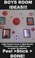 Sports Wall Decor for Boys Room - Mural Stickers, Children's Wall Decals for Soccer, Baseball, Basketball Art