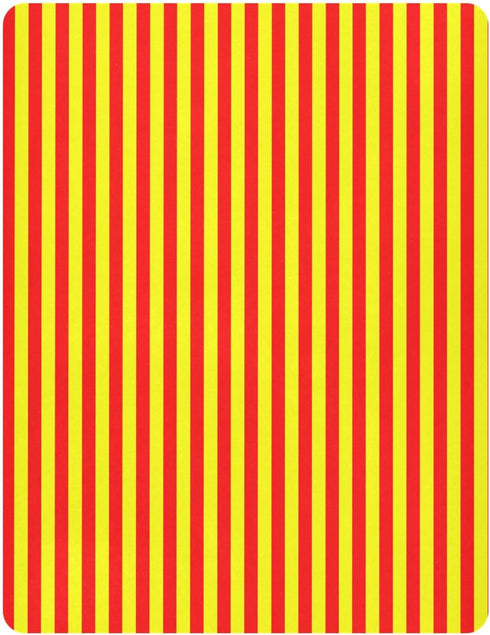 Pigsaly 27x39 Inch Crib Sheets Red Yellow Vertical Stripes Baby Sheet for Standard Crib Mattress Boys Girls Toddler Bed