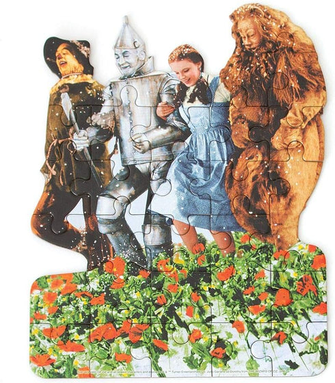 Playhouse Wizard of Oz Poppy Fields 26-Piece Mini Puzzle for Kids, Die-Cut Shaped