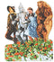 Playhouse Wizard of Oz Poppy Fields 26-Piece Mini Puzzle for Kids, Die-Cut Shaped