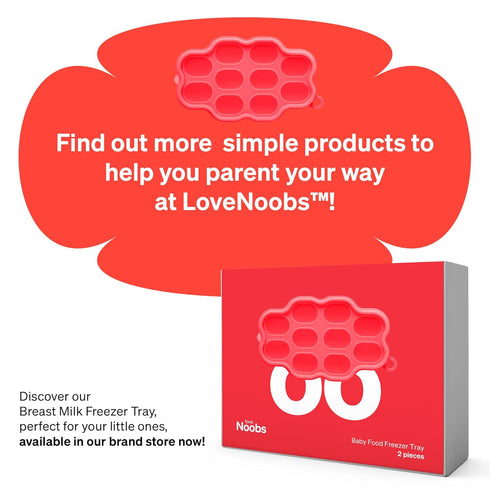 Baby Fruit Feeder by Love Noobs, 2 Pack Baby Fruit Pacifier Feeder with 4 Extra Teats, BPA Free