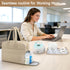 Zalirium S1/S2 15.6" Pack,Camel Breast Pump Bag with Insulated Breast Milk Cooler Pocket, Fits Spectra & Most Pumps