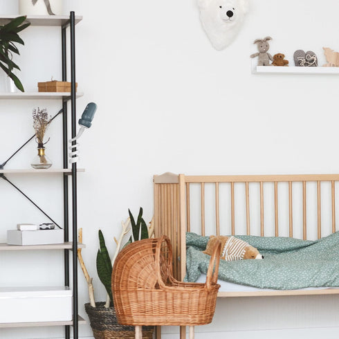 Baby Monitor Mount for Owlet Cam 2 / Cam Smart, 360° Flexible Goosenecks Holder for Crib Nursery