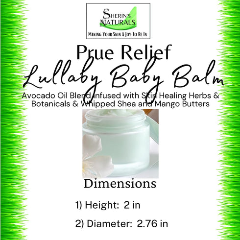 Generic Lullaby Baby Balm (All Natural Vegan Skincare) - Avocado Oil with Whipped Shea & Mango Butters