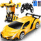 Transforming RC Cars - Remote Control Car Toys for Kids & Boys with One Button Transformation and 360 Degree Drifting