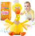 Marsjoy 13" Talking Dancing Duck, Repeating What You Say Mimicking Recording Plush Baby