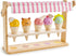 Tender Leaf Toys - Scoops and Smiles, Ice Cream Toy Shop with 5 Solid Wood Pretend Play Set for Kids, Age 3+