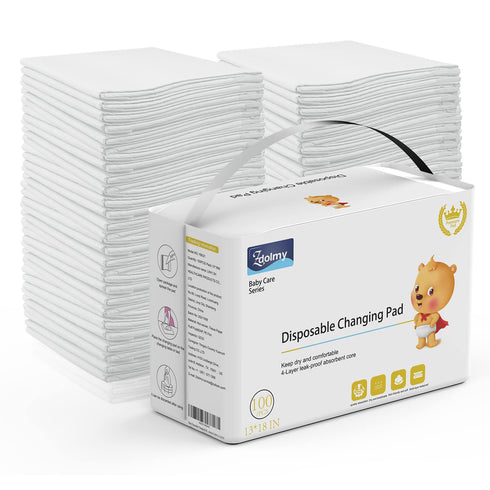 Disposable Changing Pad Liners (100 Pack) Super Soft, Disposable Changing Pads, Ultra