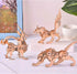 5 in 1 DIY 3D Wooden Animal Puzzles for Adults, Paintable Puzzle Kit for Home Decor & Stress Relief