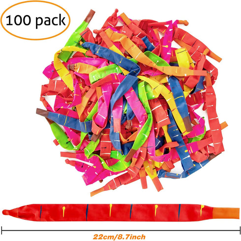 100pcs Colorful Giant Rocket Balloons with Two Air Pumps for Parties