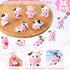 36 Swimming Jenaai Pcs Cute Rubber Cows Bulk Squeak Floating Cow for Kids Bath Toys Rubber Animals Shower Bathtub Toy