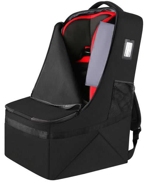 YOREPEK Padded Car Seat Travel Bag for Airplane, Gate Check Carseat Backpack