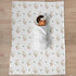 Selgkds Summer 60x80inch Spring Duck Boho Leaves Baby Blankets for Girls Boys Cute Ducks Green Leaves Swaddle Receiving