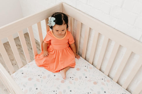Bayside Premium Knit Baby Crib Sheets for Standard Mattresses