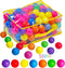 LANGXUN Soft Plastic Ball Pit Balls, Ideal Gift for Baby Toddler Birthday, Ball Pit Play Tent, Party Decoration
