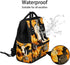 Hsnar Backpack Cow Sunflowers Waterproof Diaper Bag Large Capacity Baby Bag with Stroller Straps, Multi-Pocket Diaper