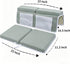 GPQZXL Elbow Set,Quick Bath Kneeler and Rest Pad Dry Soft Kneeling Pad,Baby Bathtub Cushion with Toy Organizer