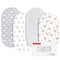 Gllquen Baby Bassinet Sheets 4 Pack, Breathable Cozy Fitted Mattress Sheet, Elastic