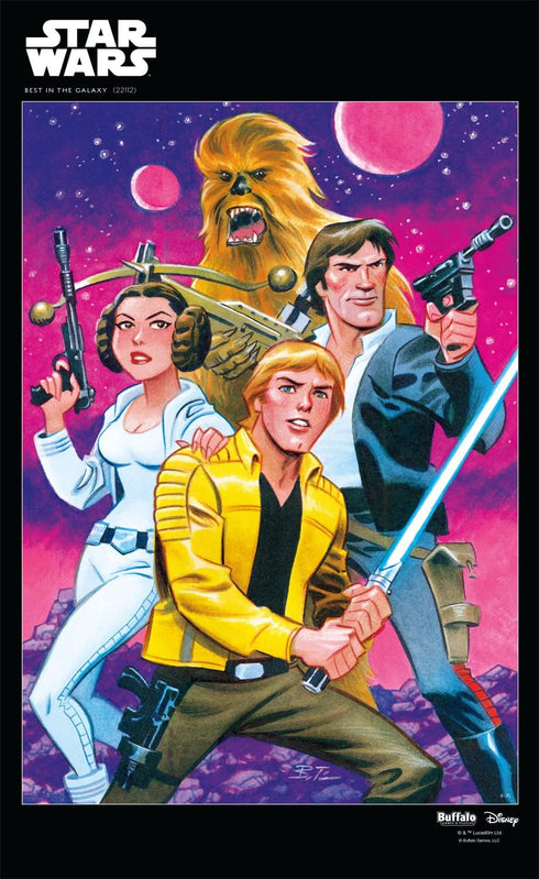 Buffalo Games - Disney/Lucasfilm - Best in The Galaxy - 300 Piece Jigsaw Puzzle for Adults - Finished Size 21.25 x 15.00
