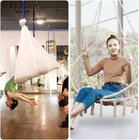 Heavy Duty 360° Swivel Swing Hanger, Stainless Steel Hammock Hook for Ceiling, Porch Swing, Gym, 1000 lb Capacity