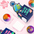 28 Pack Set SURCVIO Valentines Day Gifts for Kids, Galaxy Slime with Greeting Card Box Stress Relief Fidget Toy