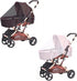 Vakerga 2Pack Baby Mosquito Net for Stroller Durable Mesh Bug Cover with Elastic