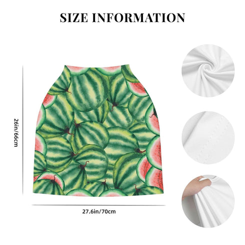 Schgap Watermelon Car Seat Cover for Baby Nursing Cover Breastfeeding Baby Carrier Covers Carseat Canopy for Toddler