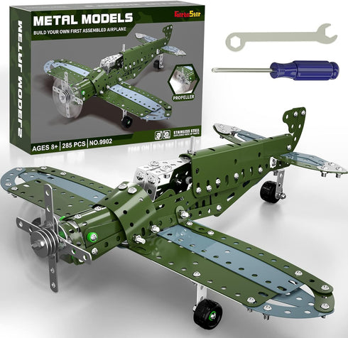 Garbo Star STEM Building Projects Model Airplane Set - 285 Pieces STEM Project Building