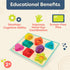 B. toys Shapes & Emotions Chunky Puzzle – Toddler Puzzle for Geometric Shapes & Emotions – Classic Toys for Kids 2