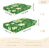 Bseiialft 52 28 Shamrocks Clover Leaves St Patrick Crib Sheets for Boys Girls Soft and Breathable Cotton Baby Sheets