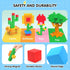 32 4-8 AuntyFey Pcs Building Blocks Cubes Blocks for Kids, Learning Educational Stem Blocks for Kids Ages