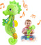 Baby Toys Musical Seahorse, Infant Stuffed Animal with Crinkle and Rattles, Soft Sensory Toys for Newborn Boys Girls