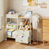 3 BBLIKE Diaper Caddy Organizer with Hanging Rack - Tier Rolling Baby Storage Cart with Drawers and Side Pockets