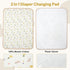 Muslin Diaper Changing Pad, Waterproof Diaper Change Mat Liner for Baby, Reusable Incontinence Underpad for Travel