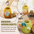 Sets 3-5, Set Wooden Tea for Toddlers Pretend Play Tea Party for Girls & Boys, Kids Birthday Gift