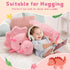 24inch Tezituor Large Pink Dinosaur Stuffed Animals, Large Stuffed Dinosaur Plush Toys for Boys Girls, Hugging Soft