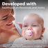 0-6 4 Pack, SCF222/43 Philips AVENT Ultra Soft Pacifier Months, Dreams and Happy Designs, White/Green