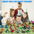 Set, 26 Pack 8-12 (803PCS) Tenhorses Party Favors for Kids Building Animals Building Block Toys Valentines Classroom