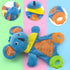 teytoy My First Baby Teething Toy, 2pcs Soft Crinkle Cloth Baby Toys for Toddler, Infants, Perfect for Baby Shower